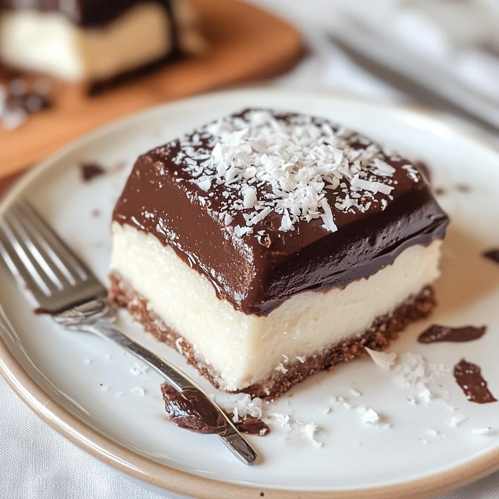 Budino al cocco e cioccolato