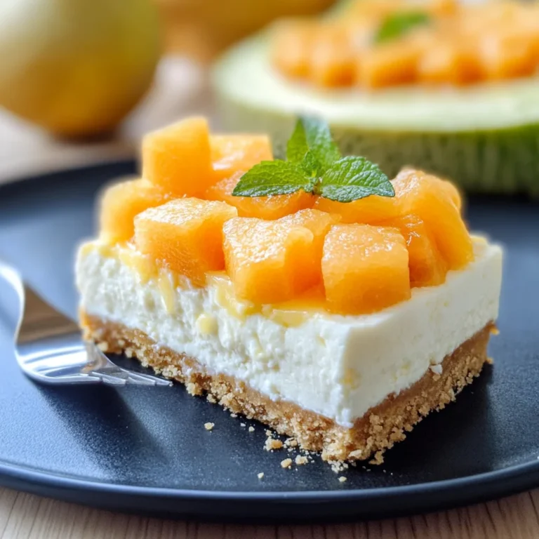 Cheesecake al melone