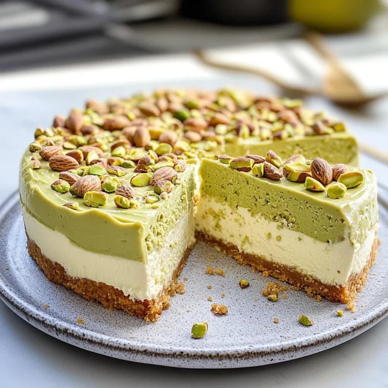 Cheesecake al pistacchio