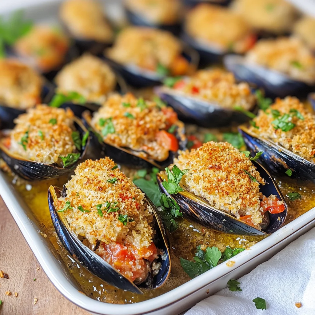 Cozze gratinate