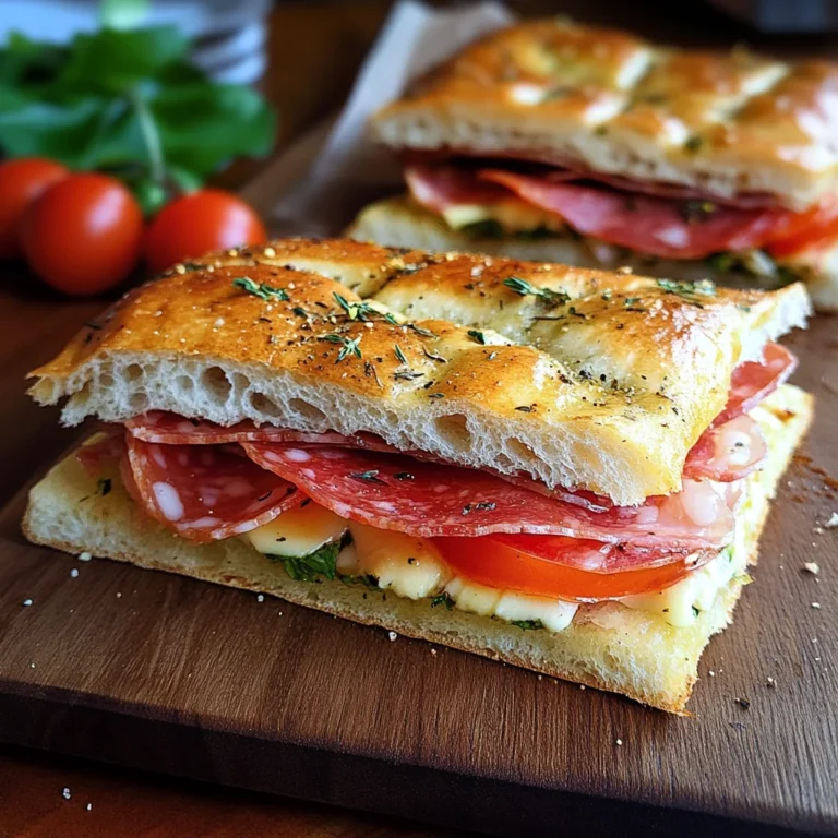 Focaccia farcita