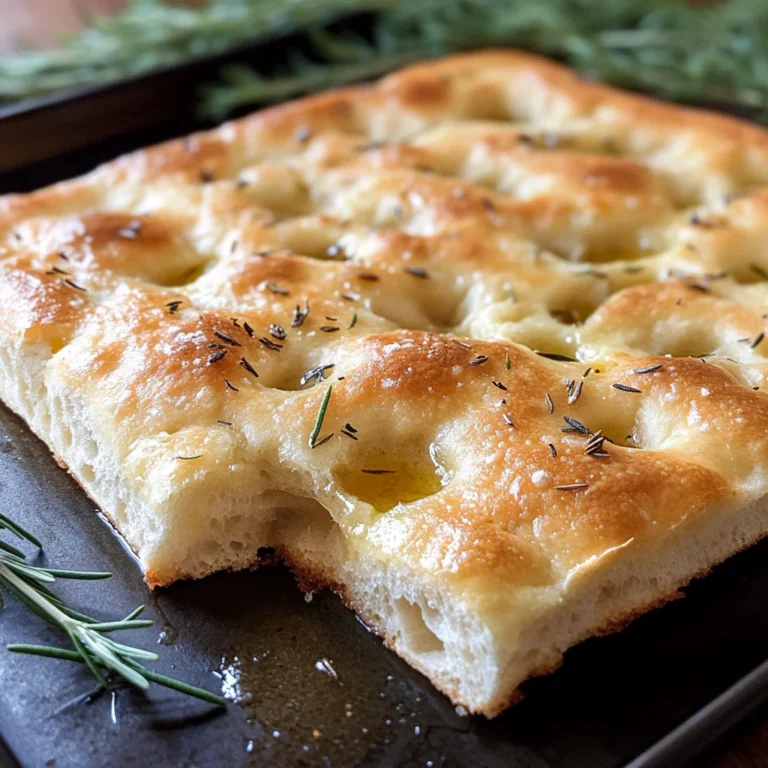 Focaccia in teglia