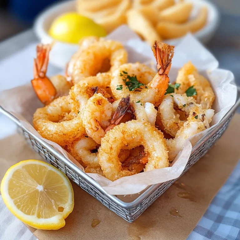 Frittura di totani e gamberi
