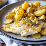 Orata con patate croccanti
