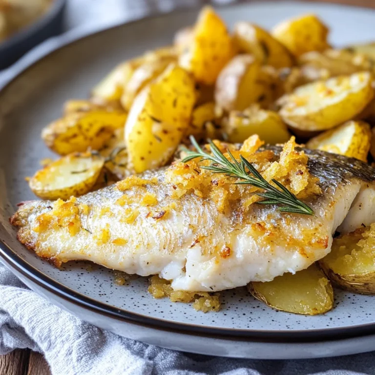 Orata con patate croccanti