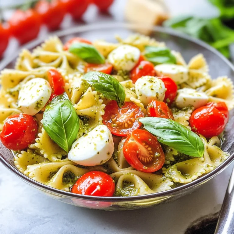 Pasta alla caprese