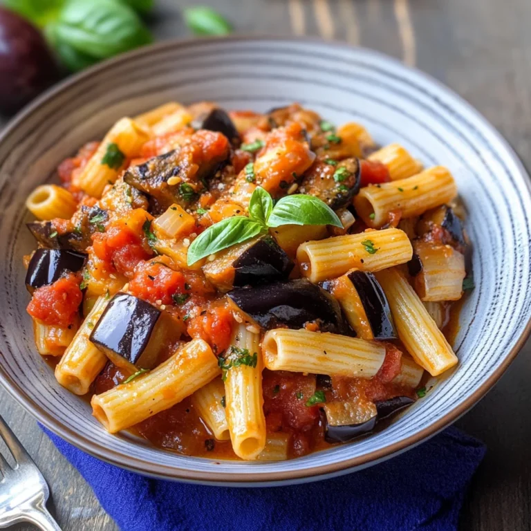 Pasta con le melanzane