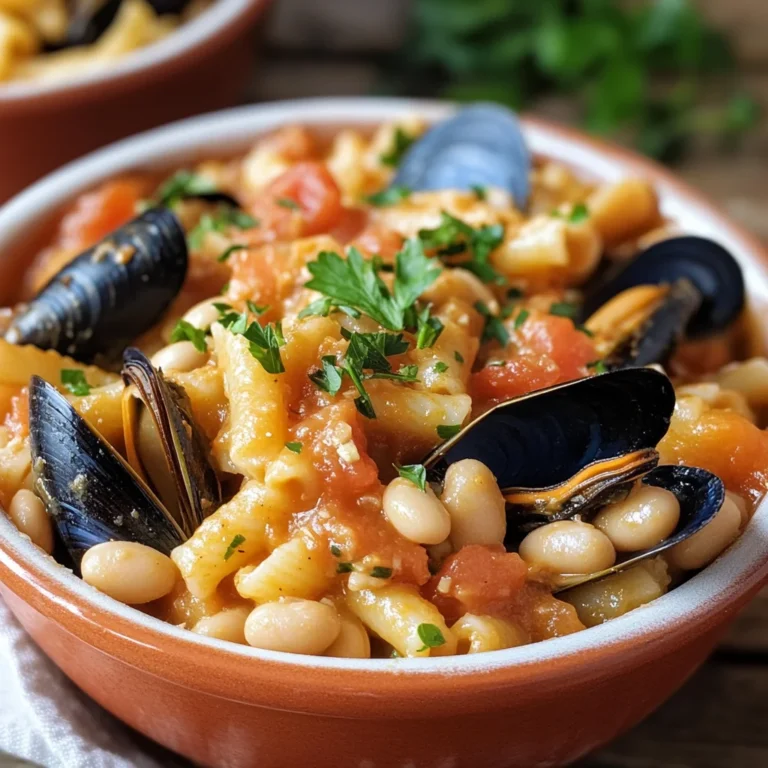 Pasta fagioli e cozze